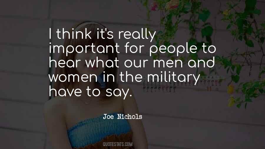 Women In Military Quotes #1026313