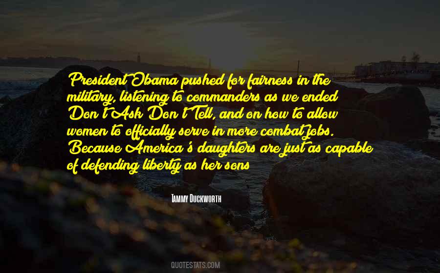 Women In Military Quotes #218914