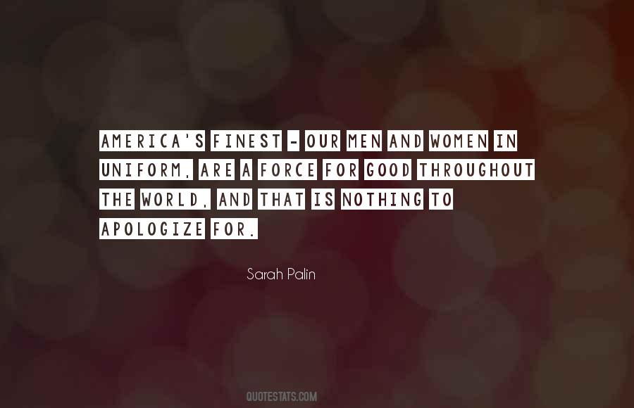 Women In Military Quotes #80599