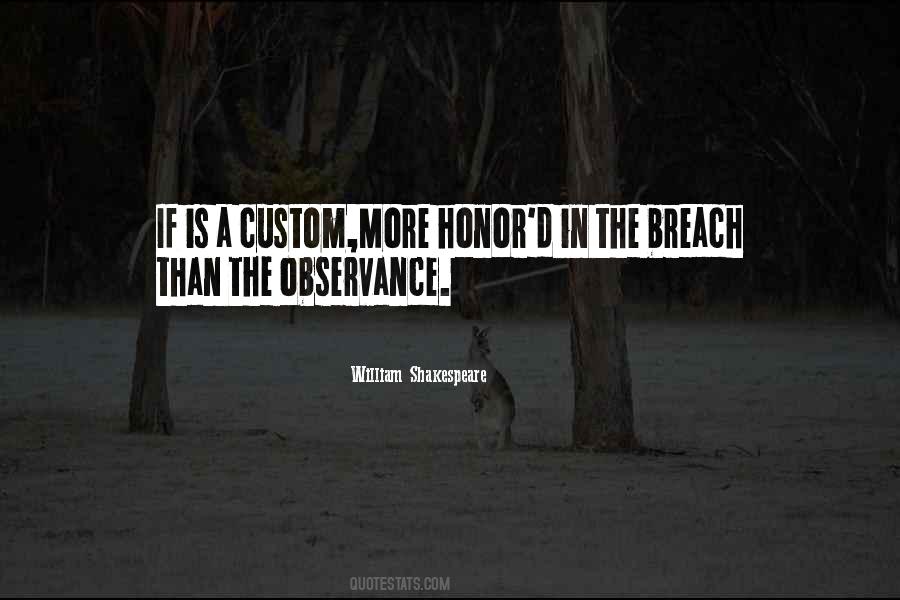 Quotes About Observance #1767324