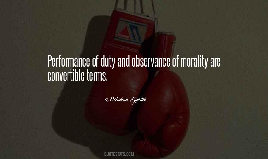 Quotes About Observance #228952