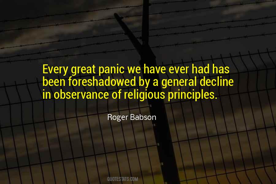 Quotes About Observance #665085