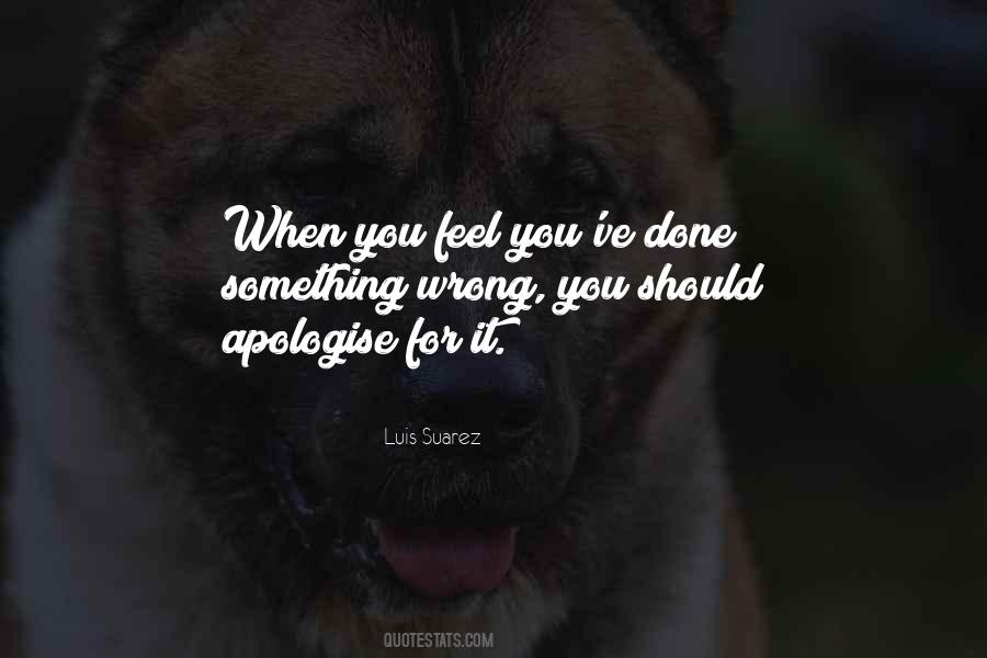 Quotes For When You've Done Something Wrong #69785