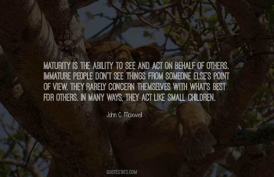 Others Point Of View Quotes #1254362