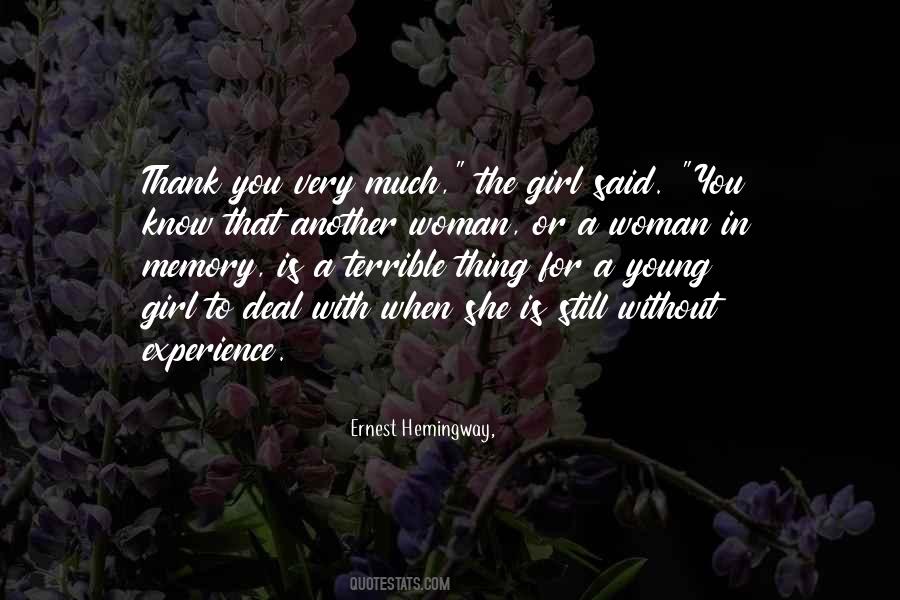 Thank You Very Quotes #570717