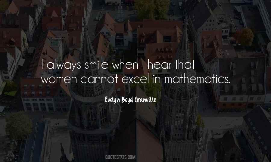 Evelyn Boyd Quotes #1029277