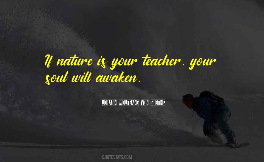 Nature Is Your Best Teacher Quotes #304311