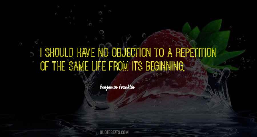 Quotes About Objection #654171