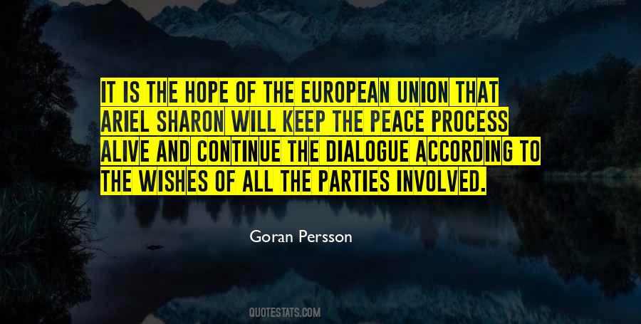 Peace Process Quotes #375543