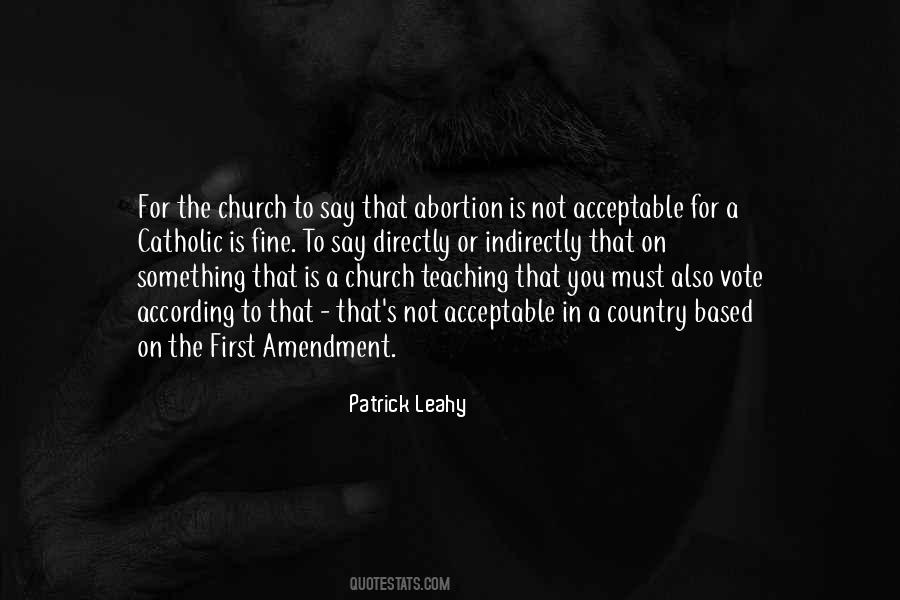 Quotes On Abortion Catholic #501740