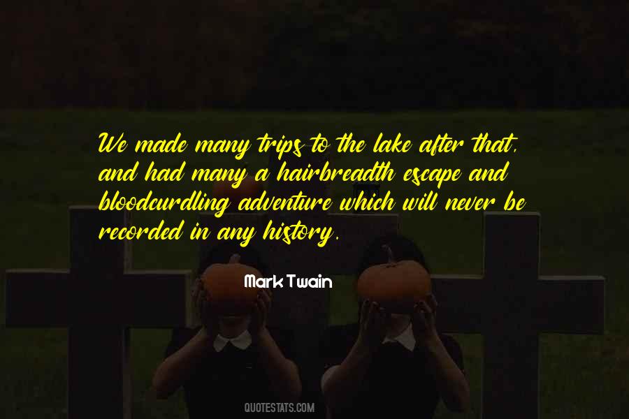 Quotes On Adventure By Mark Twain #1555997