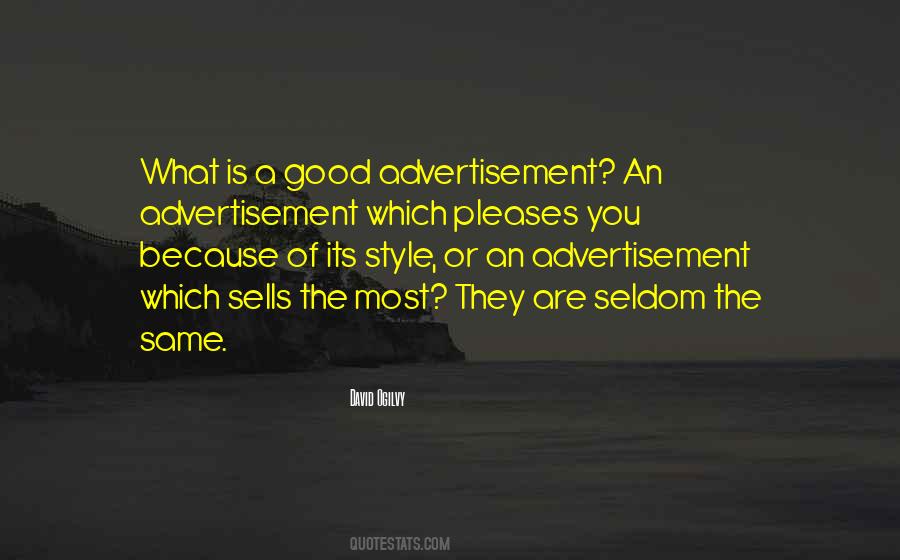 Quotes On Advertisement #426104