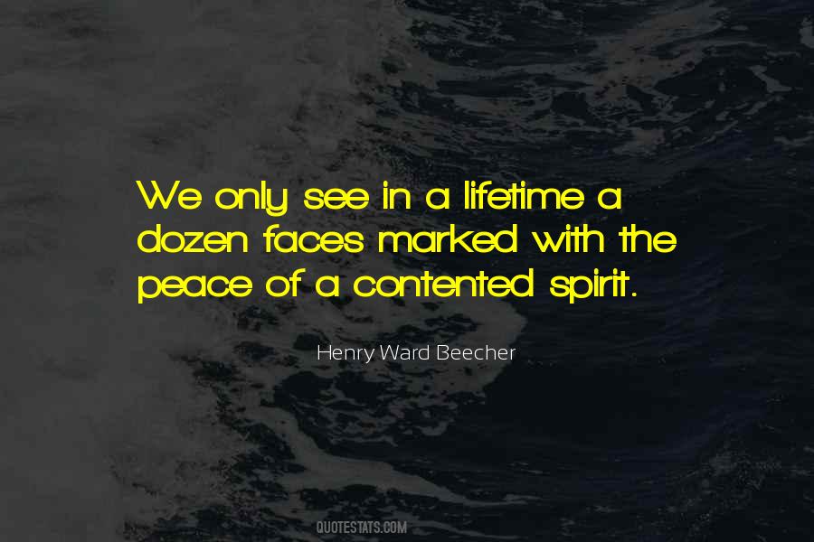 Contentment Peace Quotes #1774123