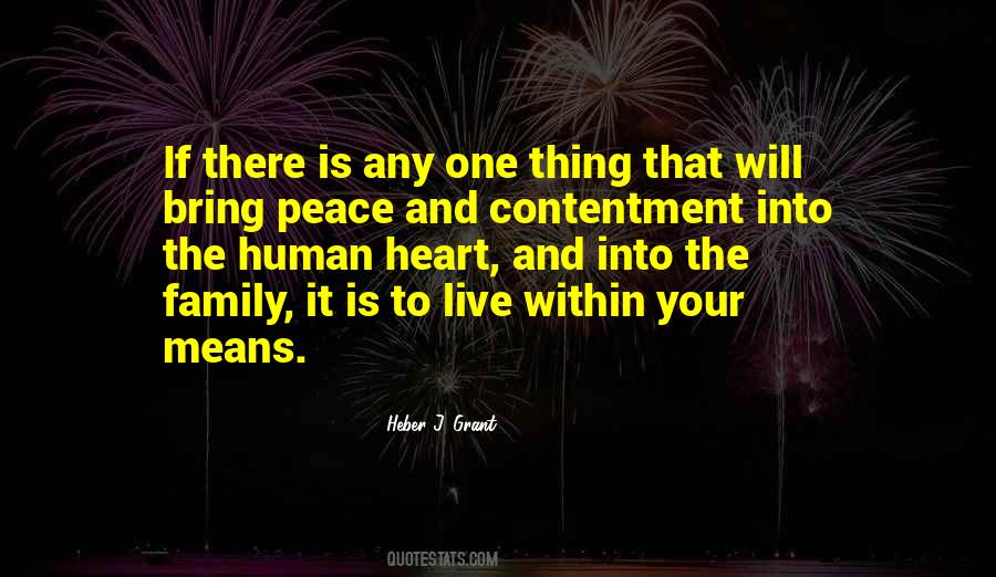 Contentment Peace Quotes #210507