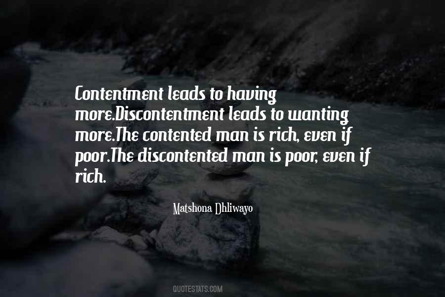 Contentment Peace Quotes #475594