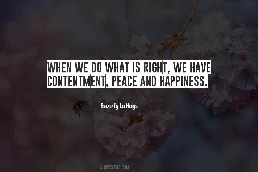 Contentment Peace Quotes #749718