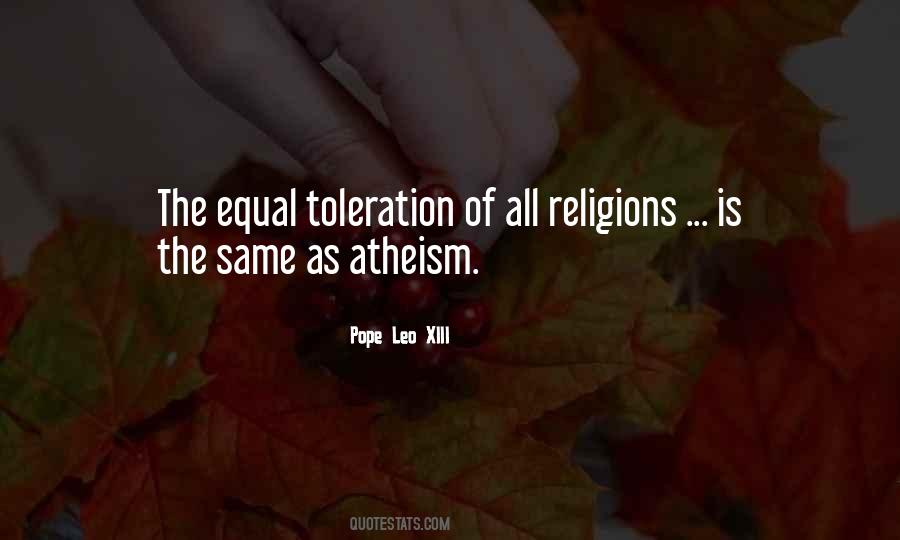 Quotes On All Religions Are Equal #1486107