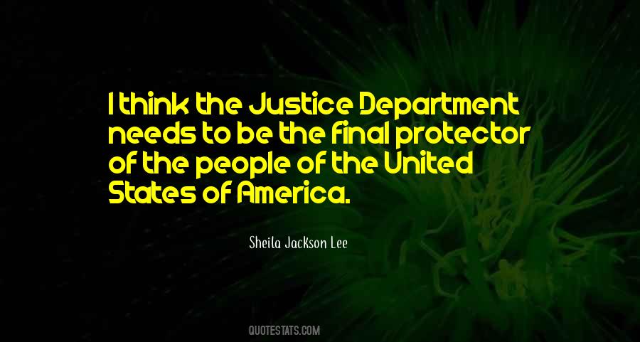 Justice Department Quotes #1682927