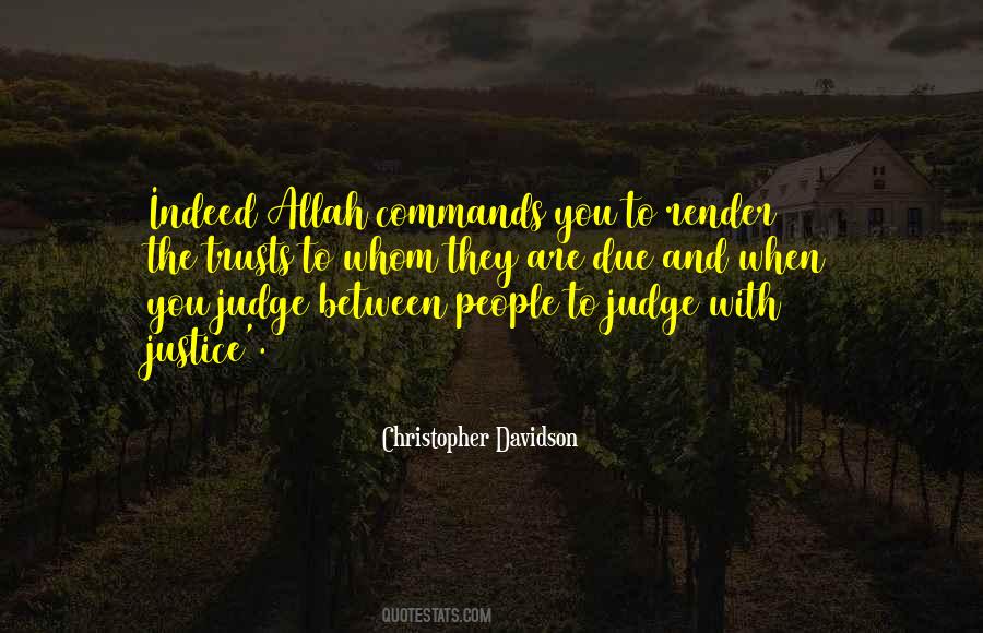 Quotes On Allah's Justice #1180688