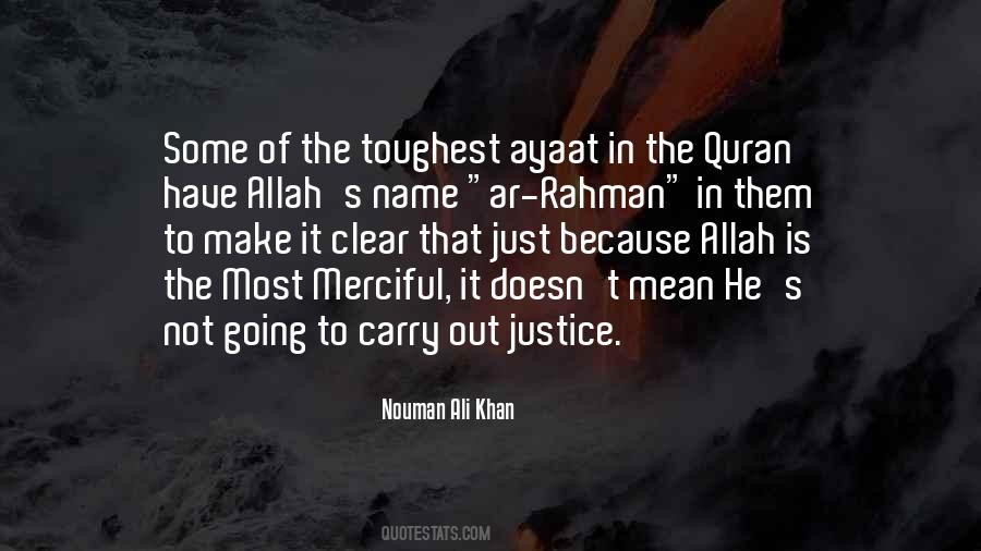 Quotes On Allah's Justice #760347