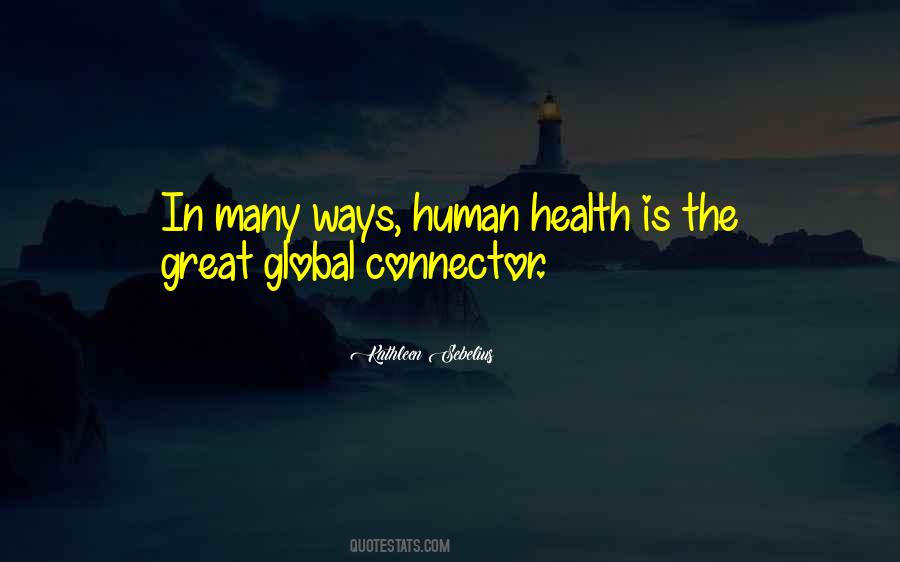 Human Health Quotes #1340852