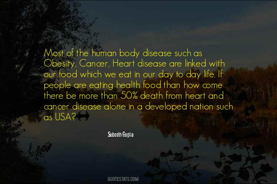 Human Health Quotes #336046