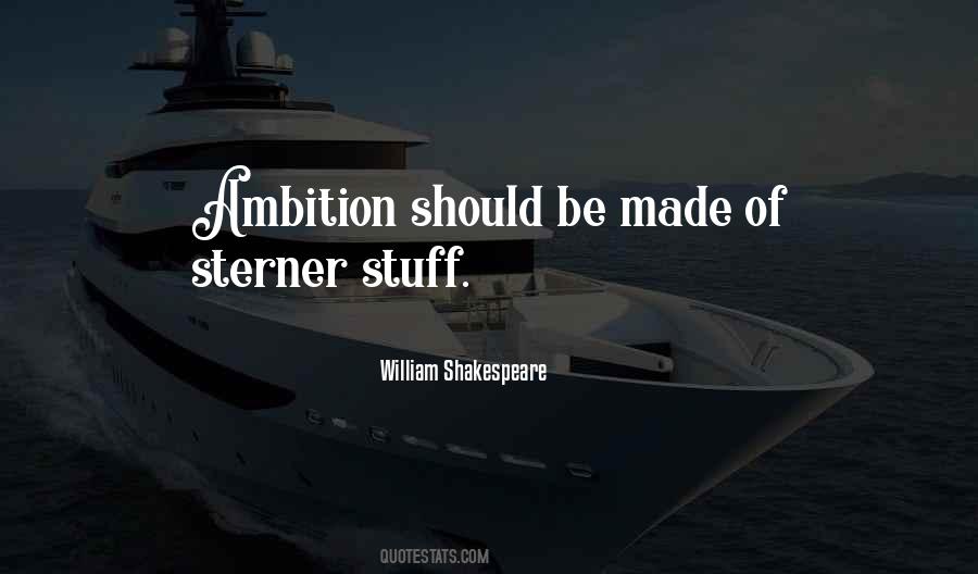 Quotes On Ambition By Shakespeare #1217576