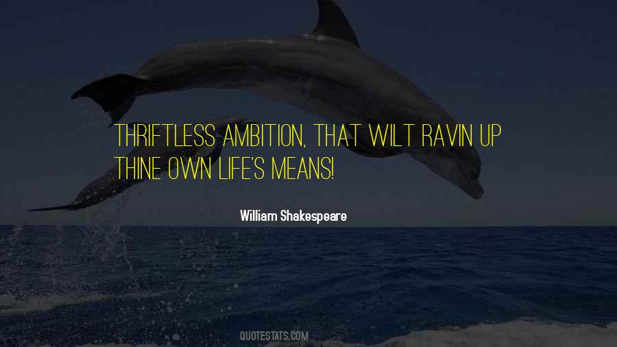 Quotes On Ambition By Shakespeare #431263