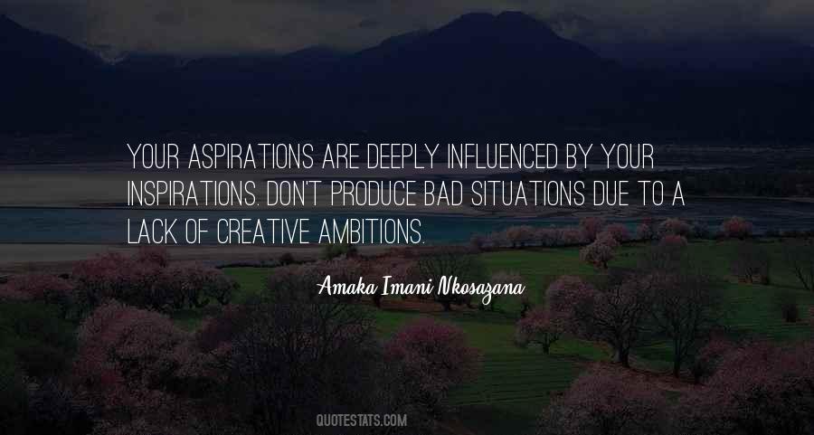 Quotes On Ambitions And Aspirations #1375749