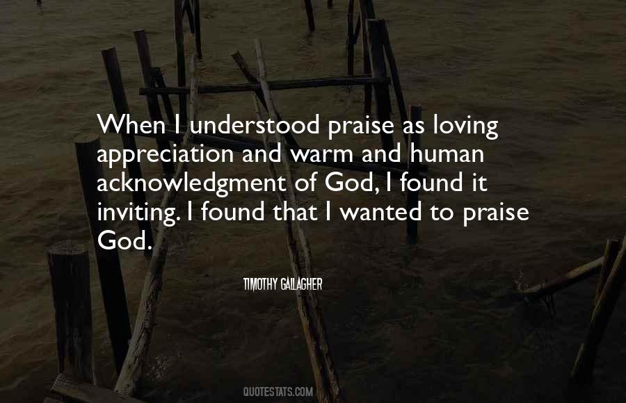 Quotes On Appreciation To God #686542