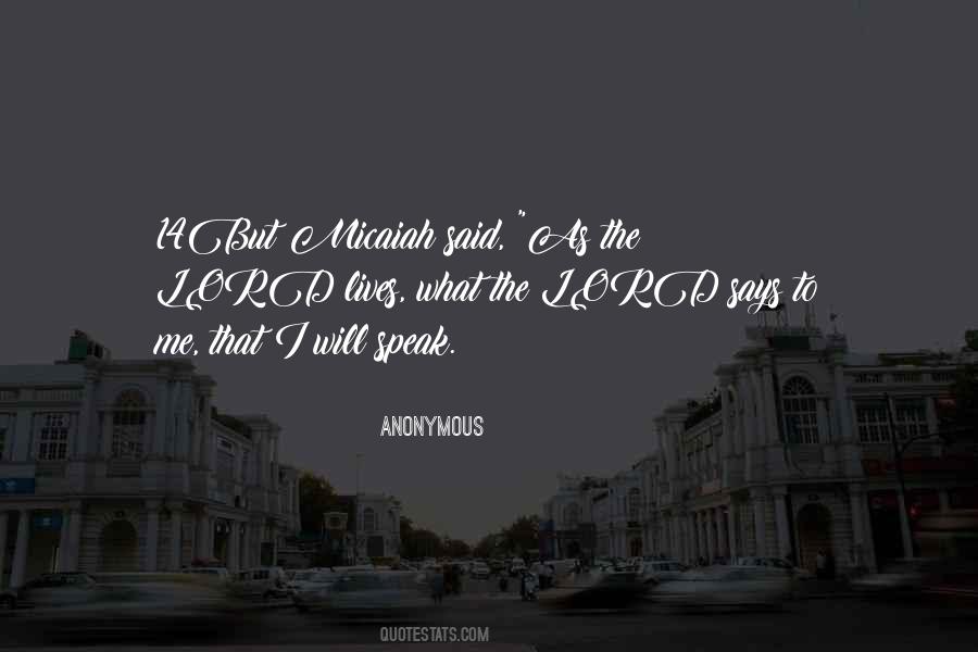 Lord Said Quotes #105570