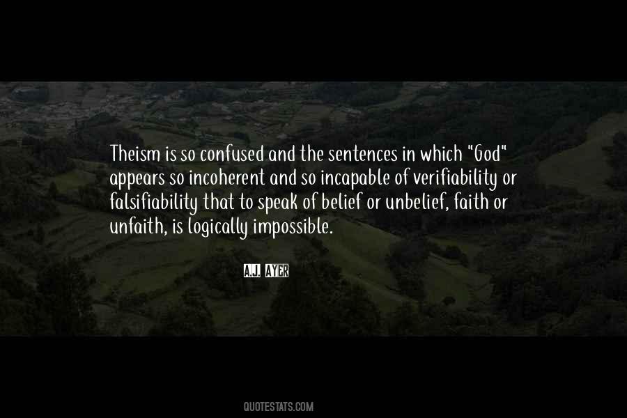 Quotes On Atheism And Theism #420595
