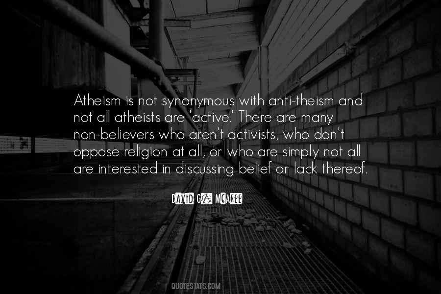 Quotes On Atheism And Theism #596495