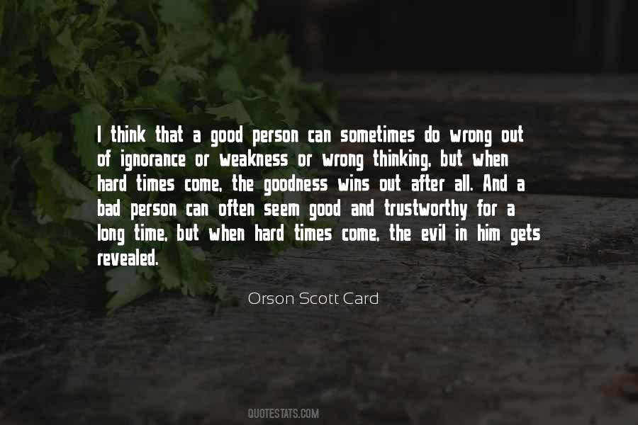 Quotes On Bad Person #778712