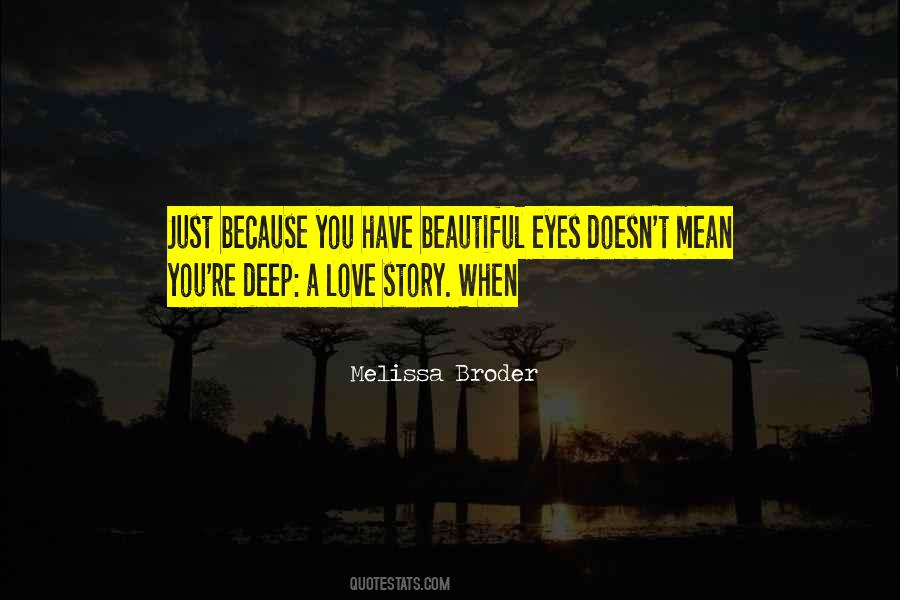 Quotes On Beautiful Eyes Love #1831420