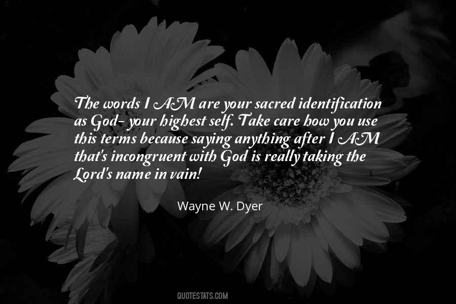 Your Identification Quotes #690477