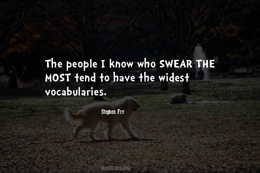 People Who Swear Quotes #921205