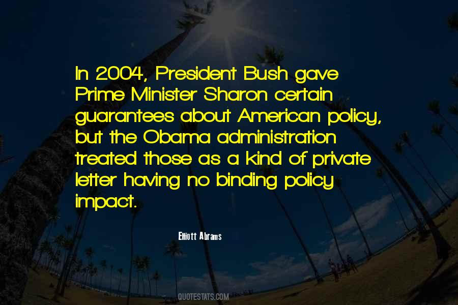 Quotes About Obama Bush #105278