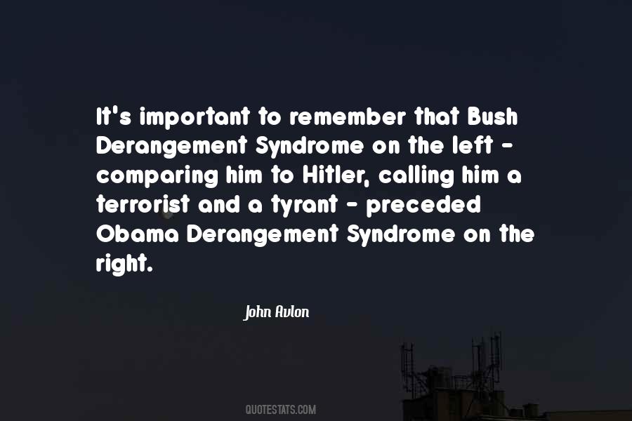 Quotes About Obama Bush #721207