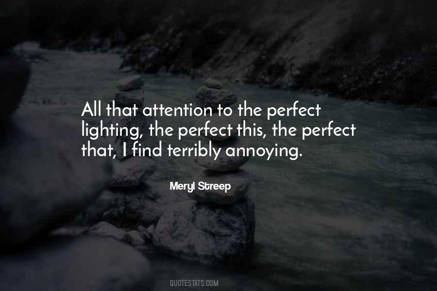 Perfect Lighting Quotes #1531226