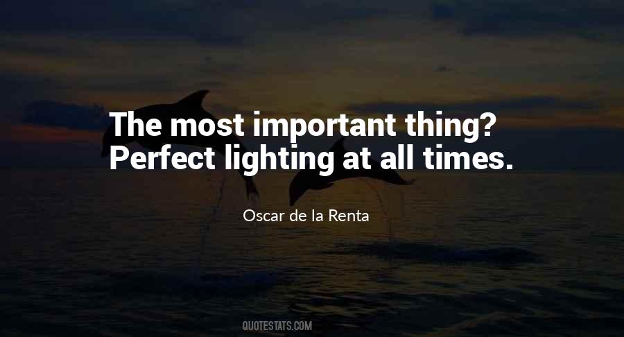 Perfect Lighting Quotes #61684