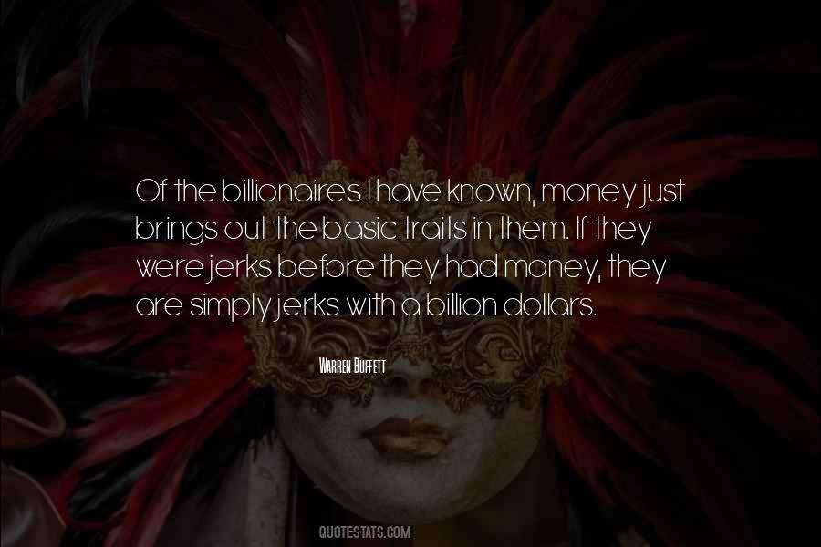 Quotes On Billion Dollars #744773