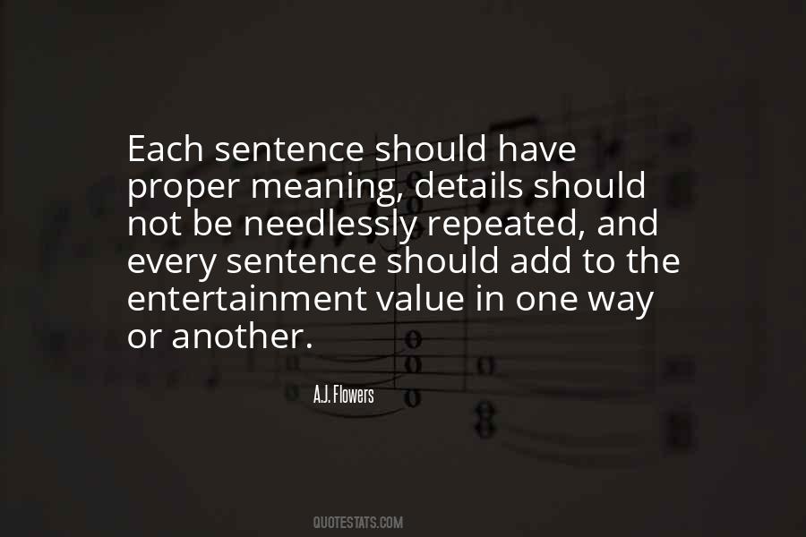 Entertainment Value Quotes #606956