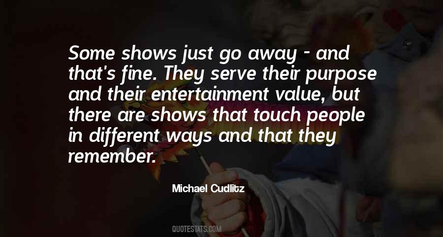 Entertainment Value Quotes #874776