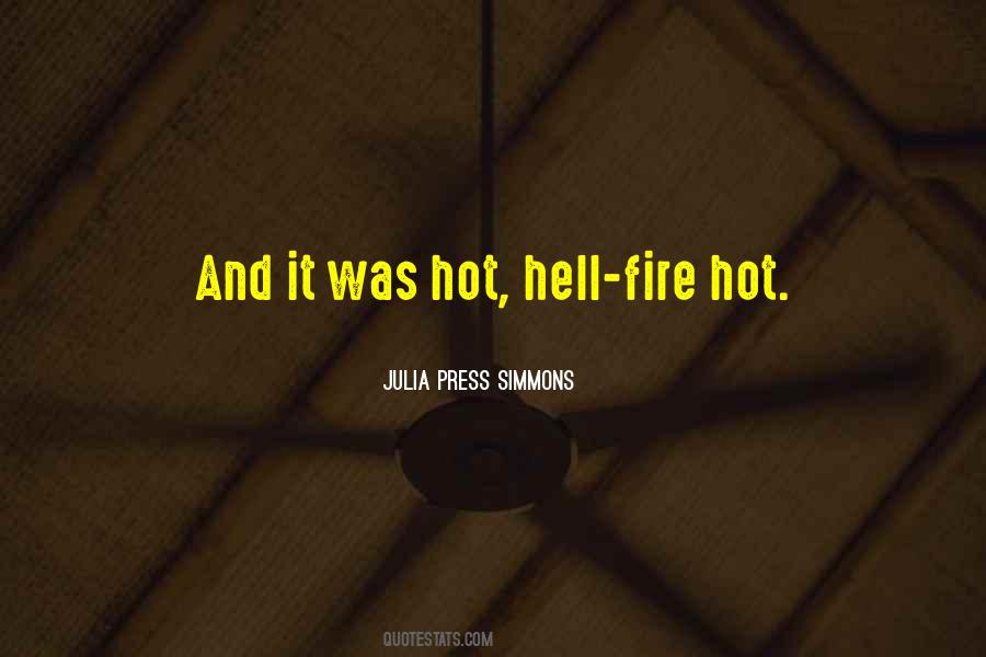 Hell Hell Fire Quotes #1058800