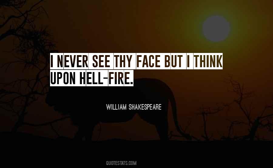 Hell Hell Fire Quotes #328299