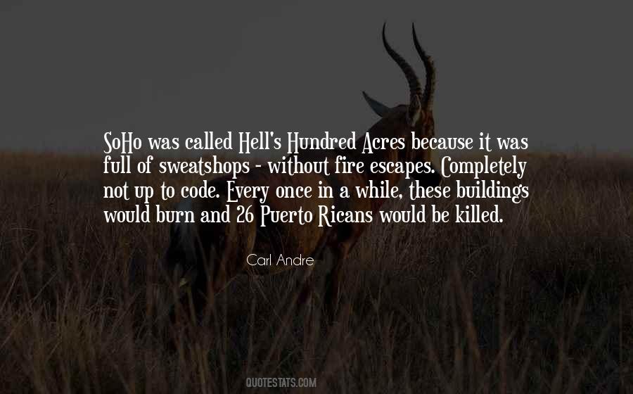 Hell Hell Fire Quotes #445591