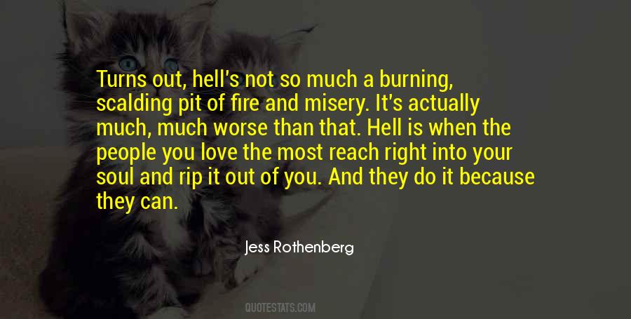 Hell Hell Fire Quotes #980330