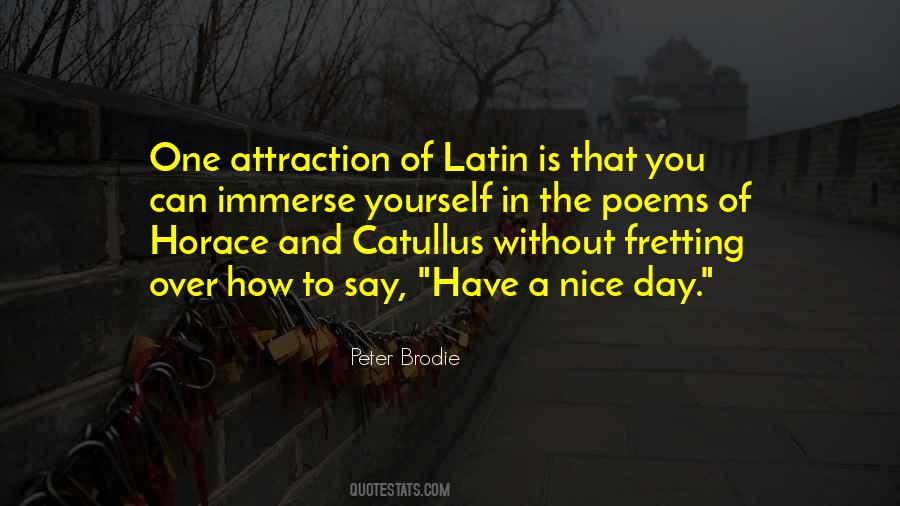 Horace Latin Quotes #647561