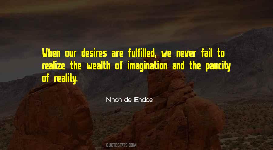 Desires Fulfilled Quotes #1603521